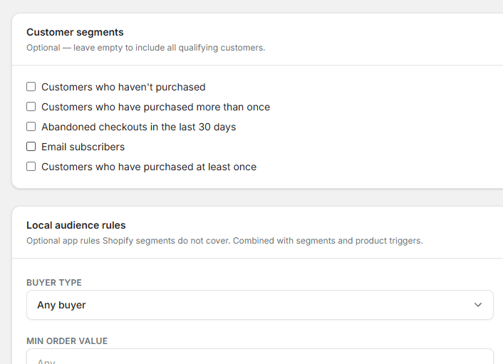 Audience Targeting preview