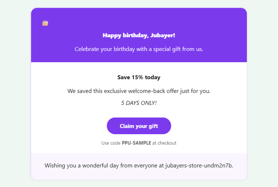Birthday / Anniversary