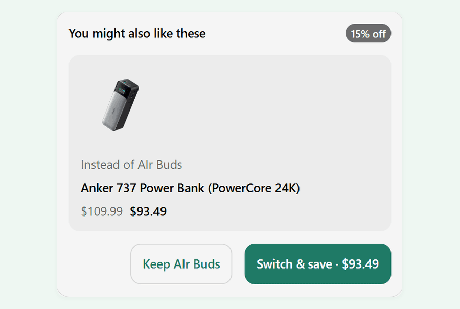 Checkout Upsell