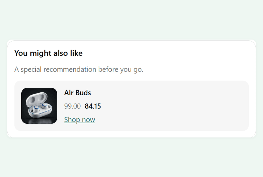 Custom Offers