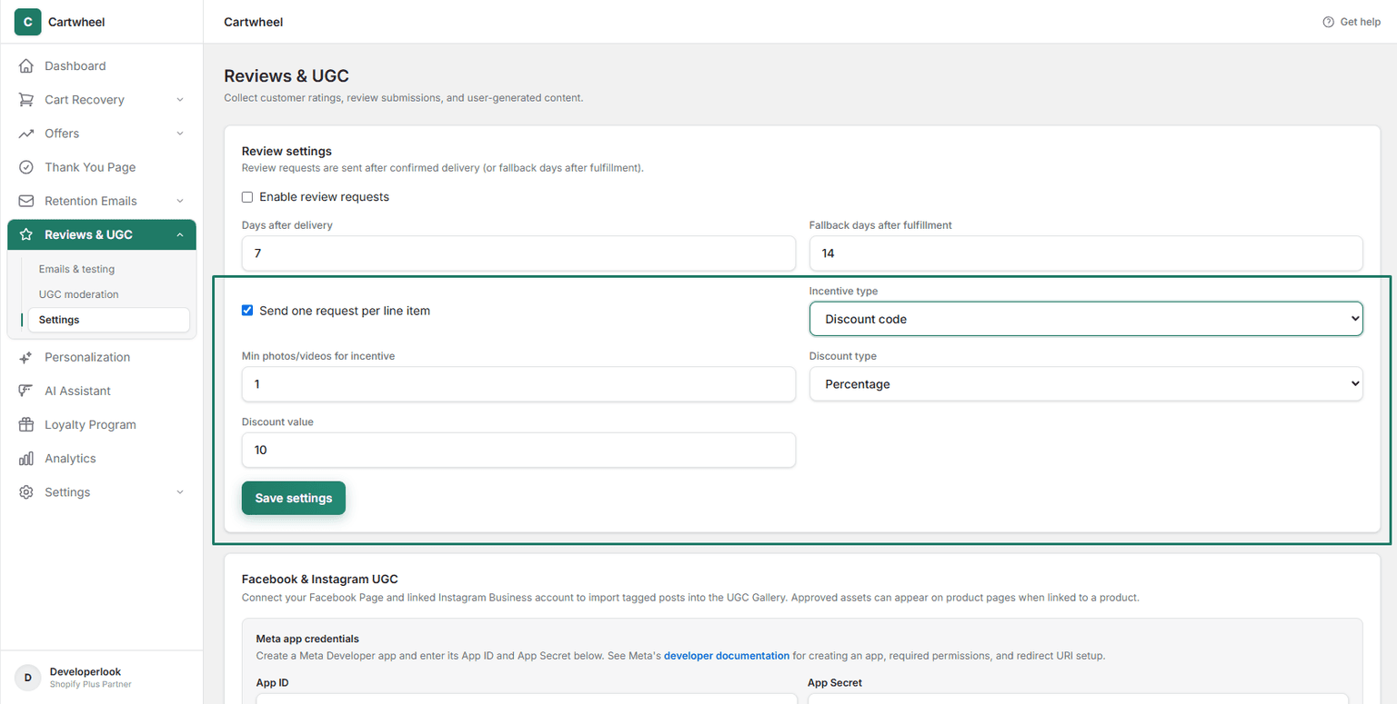 Automated coupon code generation for verified reviews